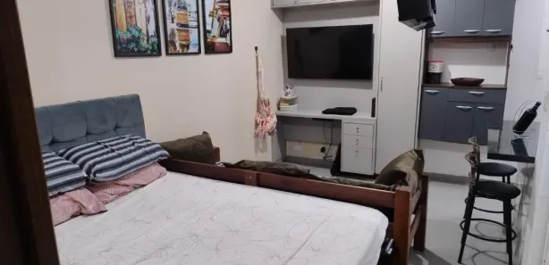 Kitnet com 1 Quarto à venda, 34m² no Ponta da Praia, Santos