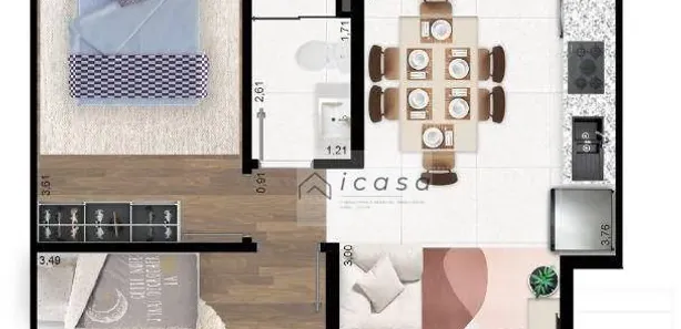 Casa de Condomínio com 2 Quartos à venda, 47m² no Mangueira, Paraty