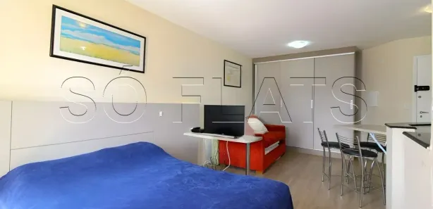 Flat com 1 Quarto para alugar, 40m² no Indianópolis, São Paulo