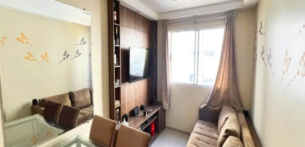 Apartamento com 2 Quartos para alugar, 45m² no Guarapiranga, São Paulo