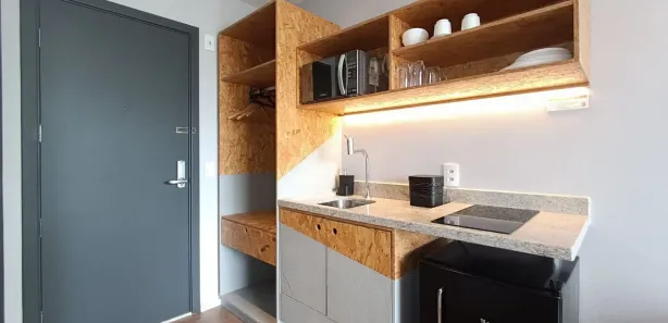 Apartamento com 1 Quarto para alugar, 23m² no Sé, São Paulo