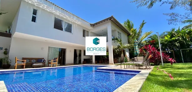 Casa de Condomínio com 5 Quartos para venda ou aluguel, 910m² no Busca Vida (Abrantes), Camaçari