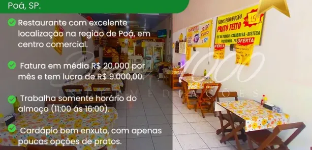 Loja / Salão / Ponto Comercial à venda, 120m² no Centro, Poá