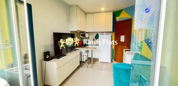 Flat com 1 Quarto para alugar, 45m² no Paraíso do Morumbi, São Paulo