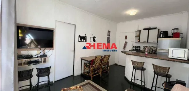Flat com 1 Quarto para alugar, 40m² no Itararé, São Vicente