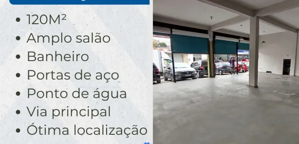 Loja / Salão / Ponto Comercial para alugar, 120m² no Banco de Areia, Mesquita