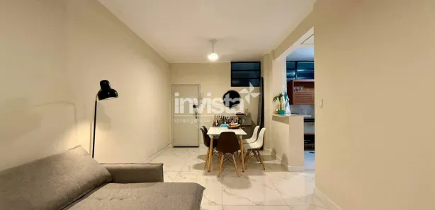 Apartamento com 2 Quartos para alugar, 77m² no Gonzaga, Santos