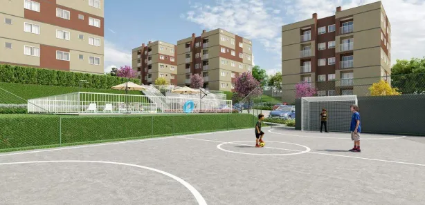 Apartamento com 2 Quartos à venda, 41m² no Floresta, Cascavel