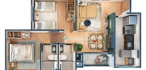 Apartamento com 2 Quartos à venda, 55m² no Fundação da Casa Popular, Campinas