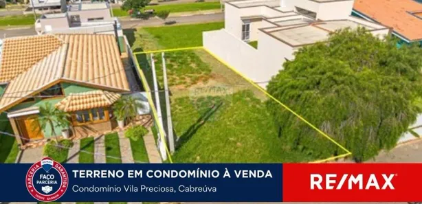 Terreno / Lote / Condomínio à venda, 250m² no Vila Preciosa (Vilarejo), Cabreúva