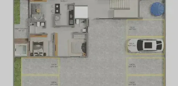 Apartamento com 2 Quartos à venda, 60m² no Cristo Redentor, João Pessoa
