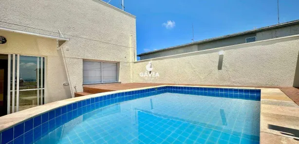 Cobertura com 2 Quartos para alugar, 196m² no Jardim Las Palmas, Guarujá