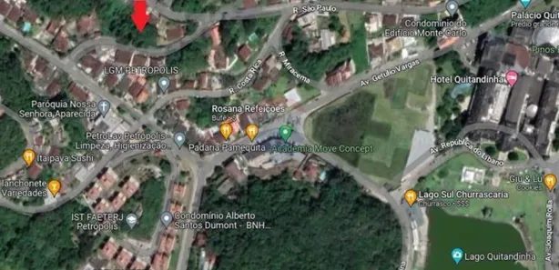 Terreno / Lote / Condomínio à venda, 521m² no Quitandinha, Petrópolis