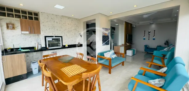 Apartamento com 2 Quartos para alugar, 71m² no Loteamento João Batista Julião, Guarujá
