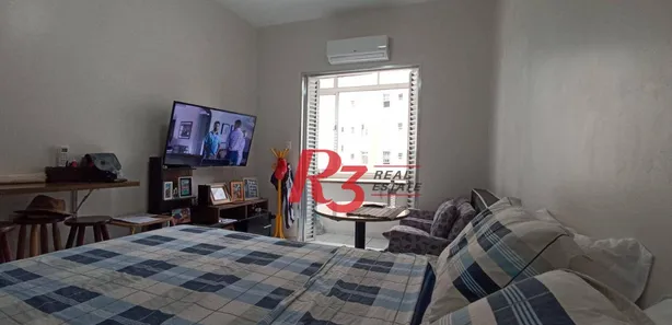 Studio com 1 Quarto à venda, 38m² no Boqueirão, Santos