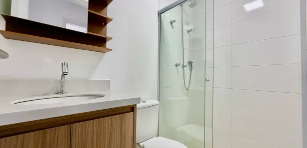 Apartamento com 2 Quartos para alugar, 54m² no Campo Grande, Santos