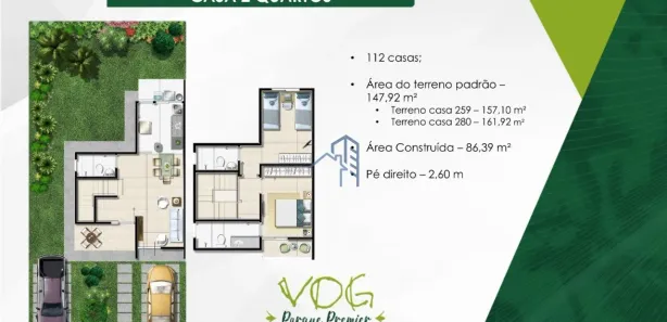 Casa de Condomínio com 2 Quartos à venda, 86m² no Primavera, Vitória da Conquista
