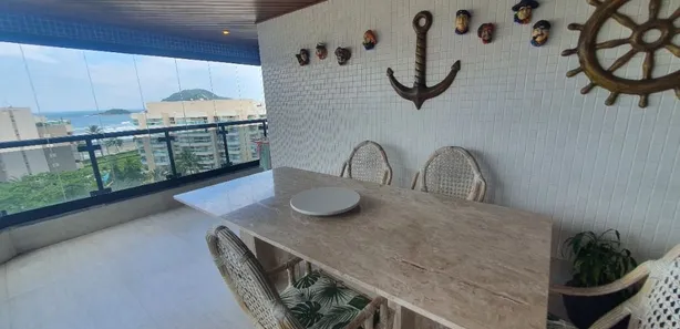 Apartamento com 3 Quartos para alugar, 135m² no Riviera, Bertioga