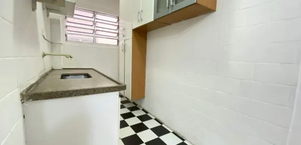 Apartamento com 1 Quarto para alugar, 45m² no Ponta da Praia, Santos