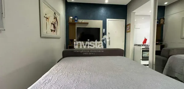Kitnet com 1 Quarto à venda, 29m² no Pompéia, Santos