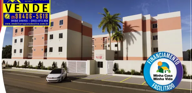 Apartamento com 2 Quartos à venda, 46m² no Santo Expedito, Itaboraí