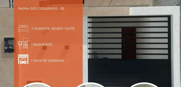 Casa com 2 Quartos à venda, 80m² no Luar da Barra, Barra dos Coqueiros
