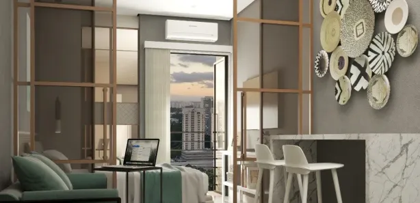Flat com 1 Quarto à venda, 24m² no Jardim Amália, Volta Redonda