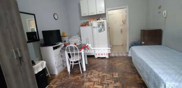 Kitnet com 1 Quarto à venda, 24m² no Gonzaga, Santos