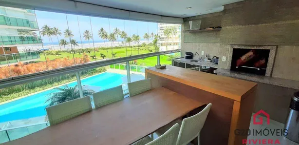 Apartamento com 4 Quartos para alugar, 190m² no Riviera, Bertioga