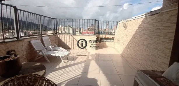 Cobertura com 3 Quartos para alugar, 150m² no Enseada, Guarujá
