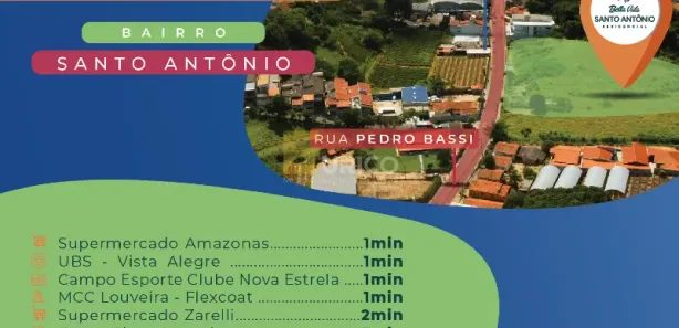 Apartamento com 2 Quartos à venda, 49m² no Santo Antônio, Louveira