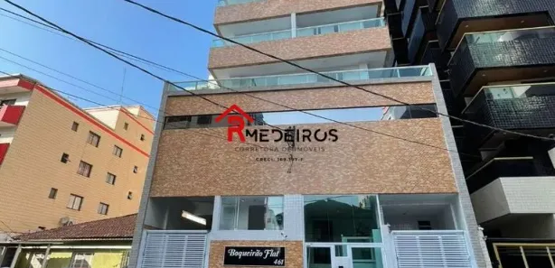 Flat com 1 Quarto à venda, 41m² no Boqueirão, Praia Grande