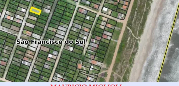 Terreno / Lote / Condomínio à venda, 375m² no Praia do Ervino, São Francisco do Sul