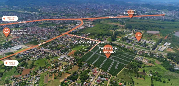 Terreno / Lote / Condomínio à venda, 351m² no Boi Morto, Santa Maria