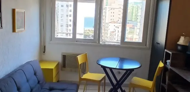 Kitnet para alugar, 39m² no Aparecida, Santos