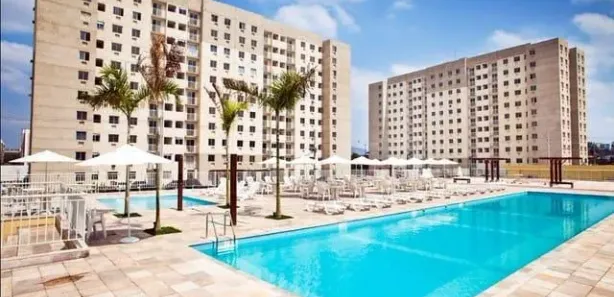 Apartamento com 3 Quartos para alugar, 58m² no Centro, Belford Roxo