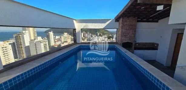 Cobertura com 3 Quartos para alugar, 232m² no Vila Alzira, Guarujá