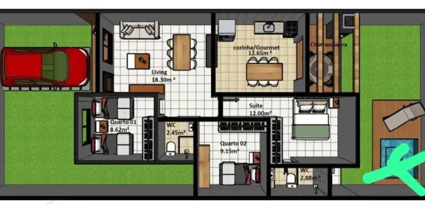 Casa com 3 Quartos à venda, 160m² no Alphaville, Barra dos Coqueiros