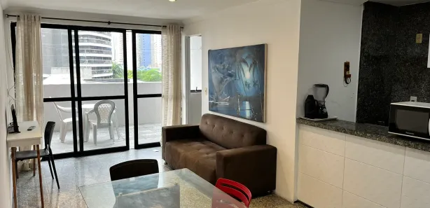 Flat com 2 Quartos para alugar, 67m² no Meireles, Fortaleza