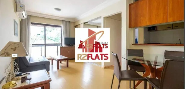 Flat com 1 Quarto para alugar, 45m² no Cerqueira César, São Paulo
