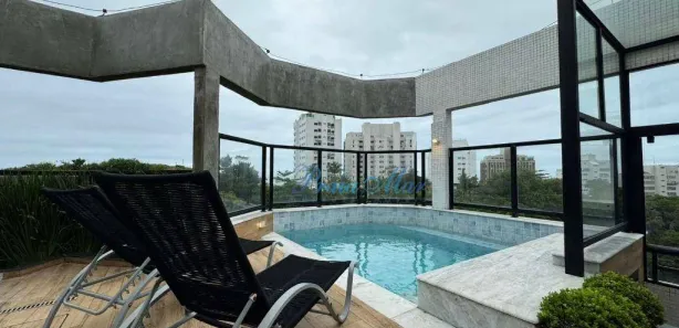 Cobertura com 3 Quartos para alugar, 187m² no Pitangueiras, Guarujá