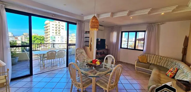 Cobertura com 4 Quartos para alugar, 115m² no Enseada, Guarujá