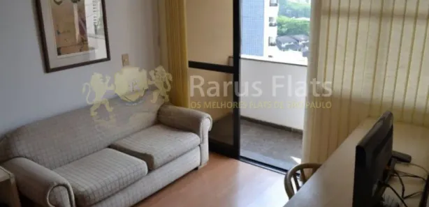 Flat com 1 Quarto para alugar, 45m² no Paraíso do Morumbi, São Paulo