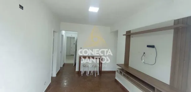 Apartamento com 3 Quartos para alugar, 80m² no Itararé, São Vicente