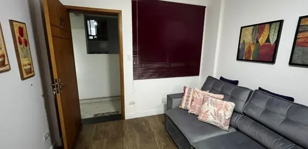 Apartamento com 1 Quarto para alugar, 43m² no Gonzaga, Santos