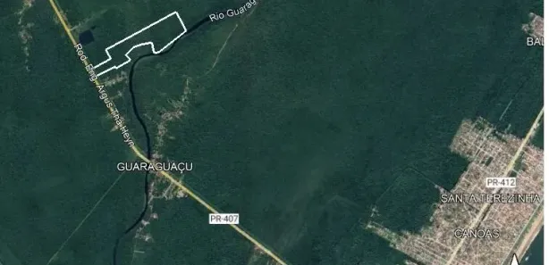 Terreno / Lote / Condomínio à venda, 381000m² no Jardim Ouro Fino, Paranaguá