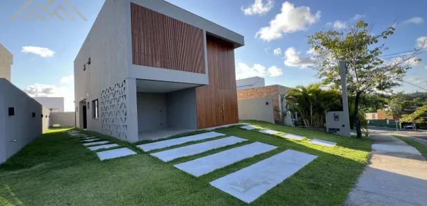 Casa de Condomínio com 4 Quartos à venda, 378m² no Alphaville (Abrantes), Camaçari