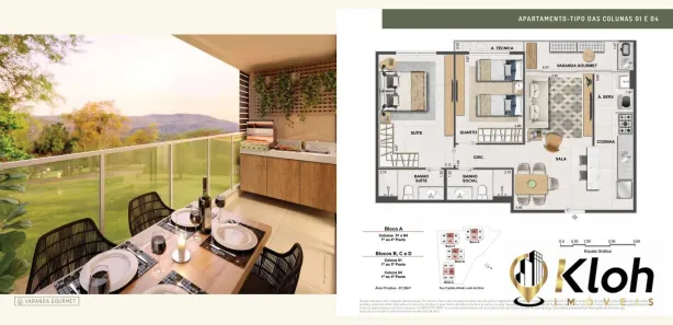 Apartamento com 2 Quartos à venda, 68m² no Retiro, Petrópolis
