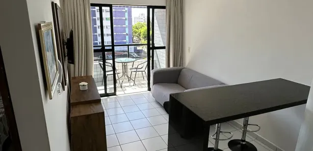 Apartamento com 1 Quarto para alugar, 40m² no Manaíra, João Pessoa
