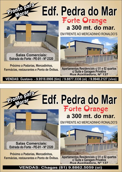 Captação de Apartamento a venda na Rua Auxiliadora, São Paulo, Ilha de Itamaracá, PE